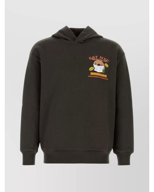 Emporio Armani Gray Cotton Sweatshirt for men