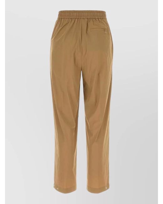 Herno Natural Trousers Pleated Design Side And Back Pocket