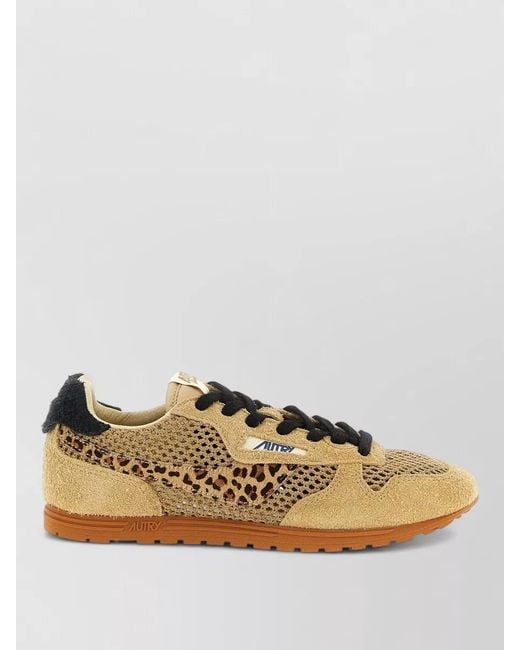 Autry Natural Leather Low-Top Sneakers