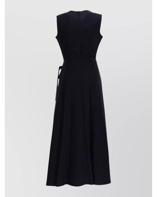 Aspesi Blue Cotton Maxi Dress