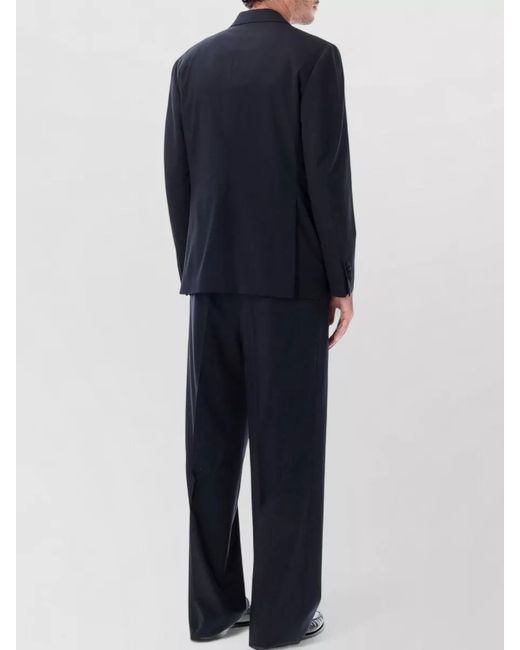 Lardini Blue Double Breasted Smoking Jacket Tailored Fit for men