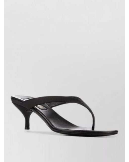 Miu Miu Multicolor Strappy Kitten Heel Open Toe Mules
