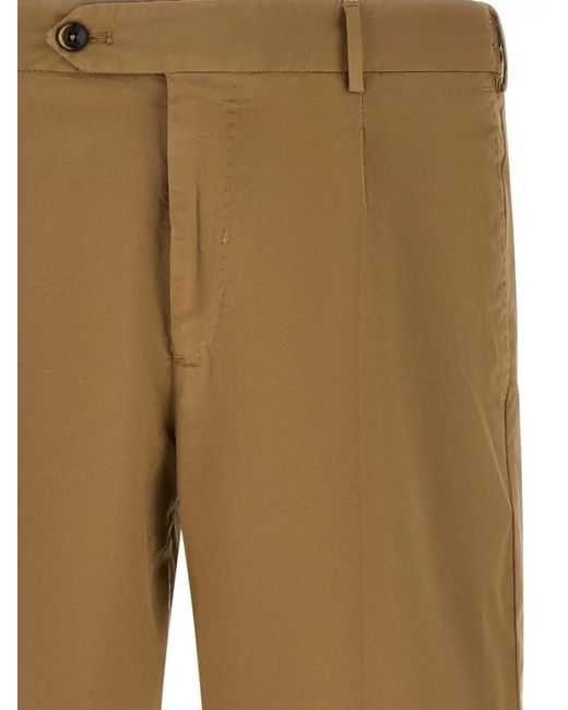 PT Torino Natural Stretch Cotton Bermuda Shorts Belt Loops for men