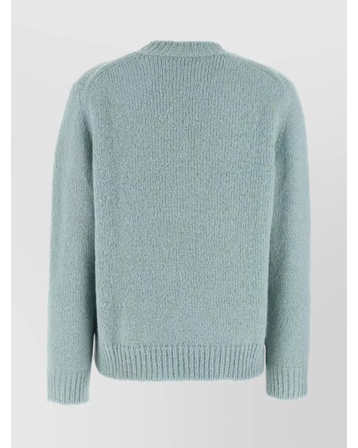 Jil Sander Green Crewneck Sweater