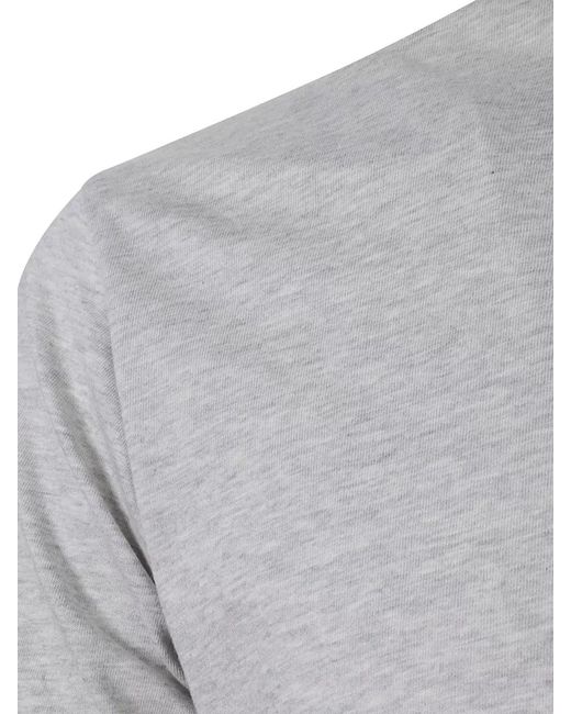 Comme des Garçons Gray Logo Crew Neck Short Sleeve T Shirt for men
