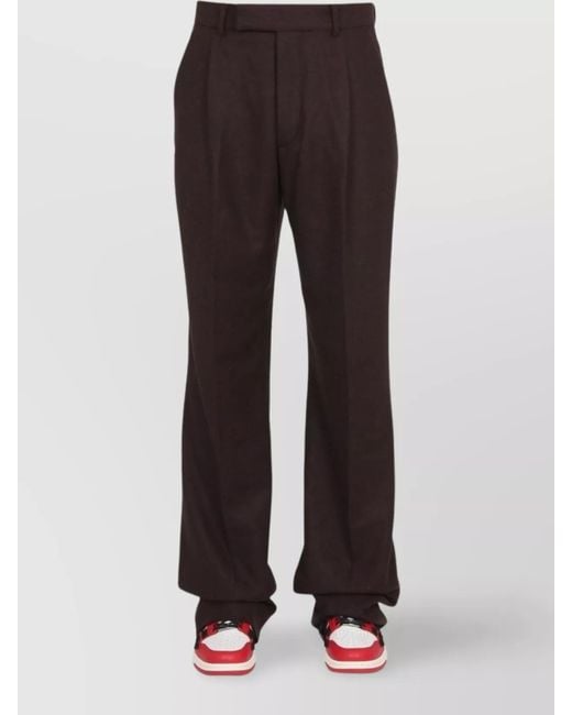 Amiri Multicolor Flannel Straight-Leg Trousers for men