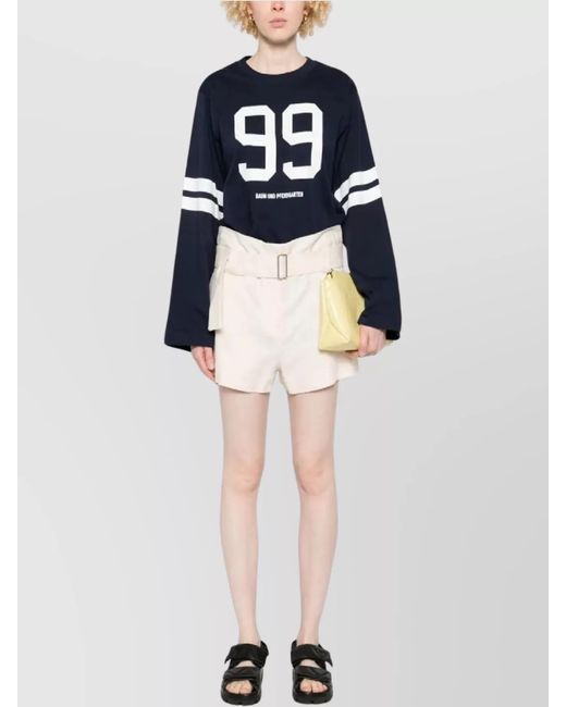 MSGM Natural Tailored Bermuda Shorts