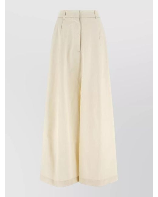 Thelatest Natural Daisy Skirt High Waist Pleated Design