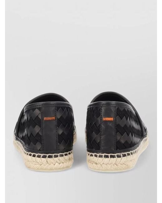 Castaner Blue Paul Espadrilles Round Toe Woven Design for men