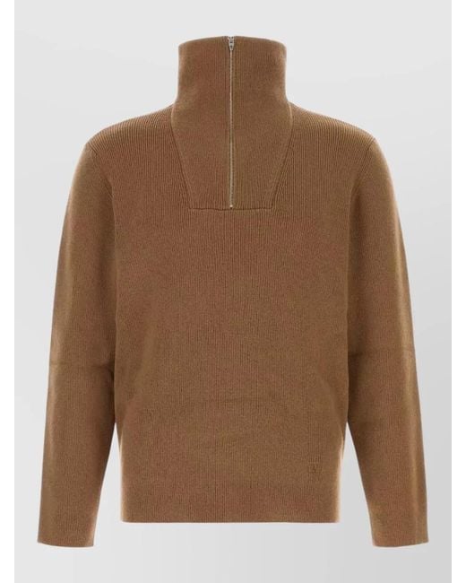 Valentino Garavani Brown Virgin Wool Sweater for men