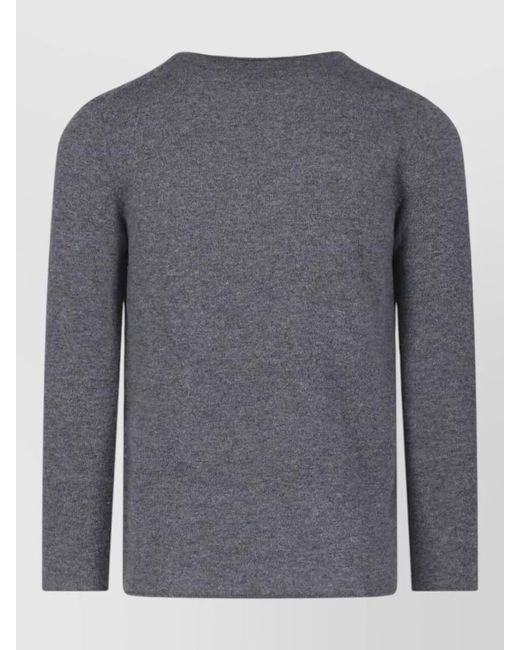 COMME DES GARÇONS PLAY Gray Wool Crewneck T-Shirt for men