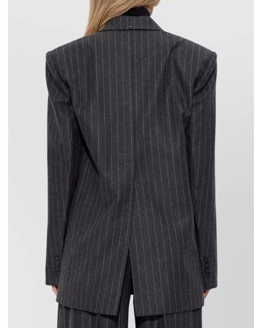 Sportmax Gray Wool Blend Blazer