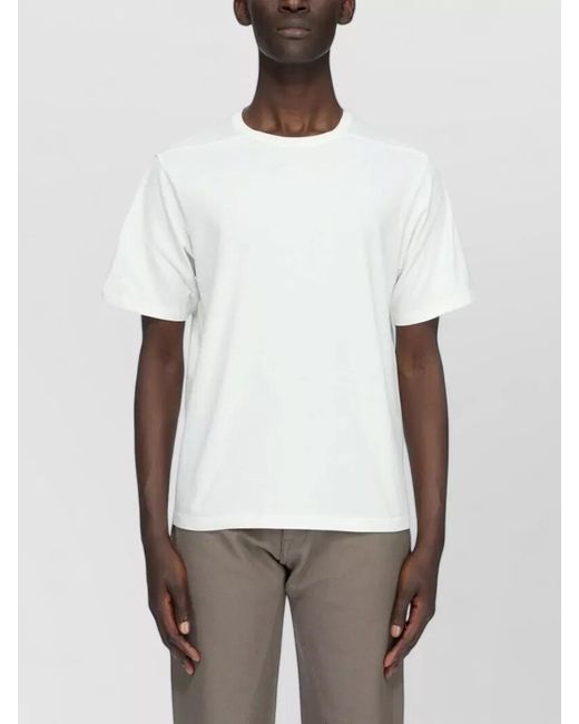 Rick Owens White Brad T Shirt Regular Fit Round Neck for men