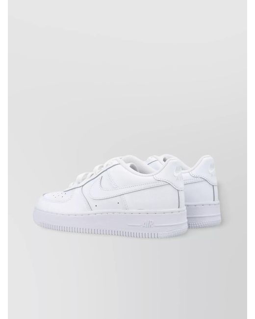 Nike White Leather Low-Top Sneakers