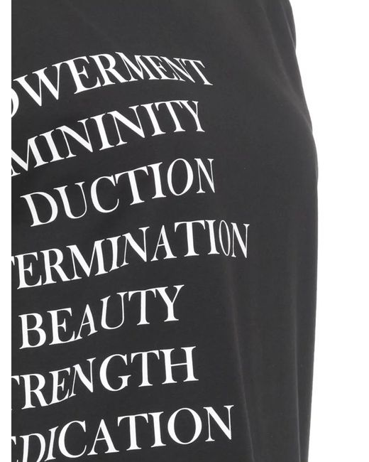 Elisabetta Franchi Black Sleeveless Round Neck Cotton Sweater Lettering