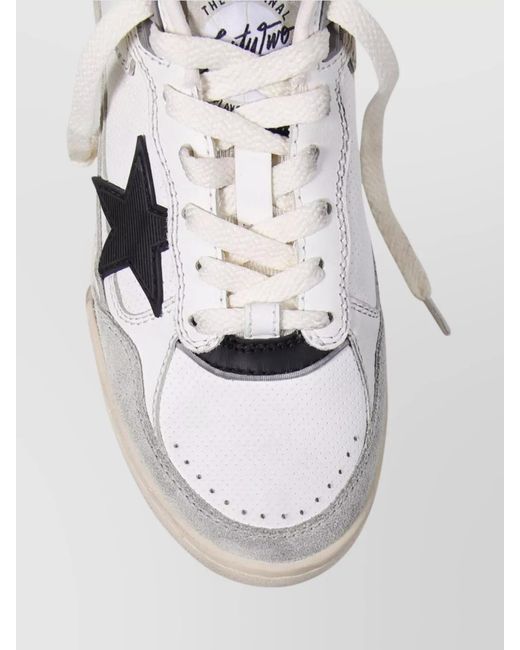 Golden Goose Deluxe Brand Metallic Leather Low-Top Sneakers
