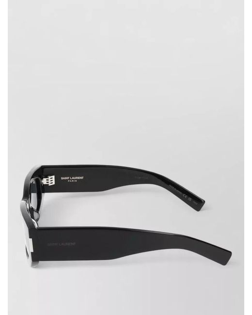 Saint Laurent Gray Sunglasses Sl 697 Rectangular Thick Temples