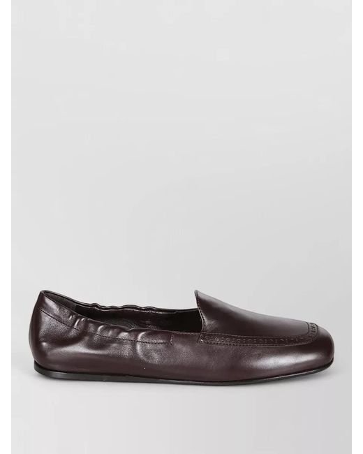 Church's Brown Leather Loafer Moccasin Round Toe Design