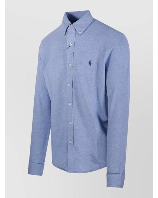 Ralph Lauren Blue Polo Shirt for men