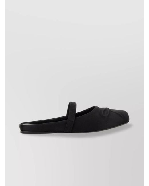 Marni White Silk Ballerina Flats