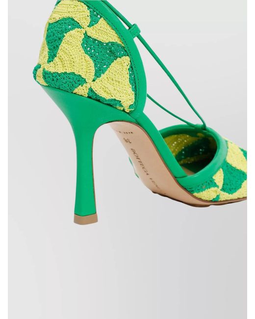 Bottega Veneta Green Stretch Sandals