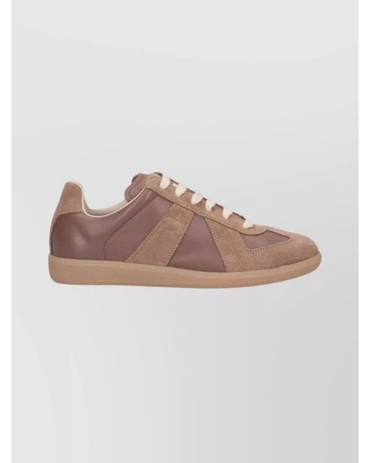 Maison Margiela Multicolor Leather Low-Top Sneakers
