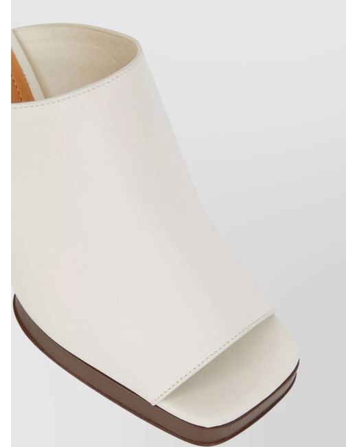 Tod's Multicolor Leather Platform Mules