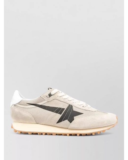 Golden Goose Deluxe Brand Natural Mesh And Suede Low-Top Sneakers for men