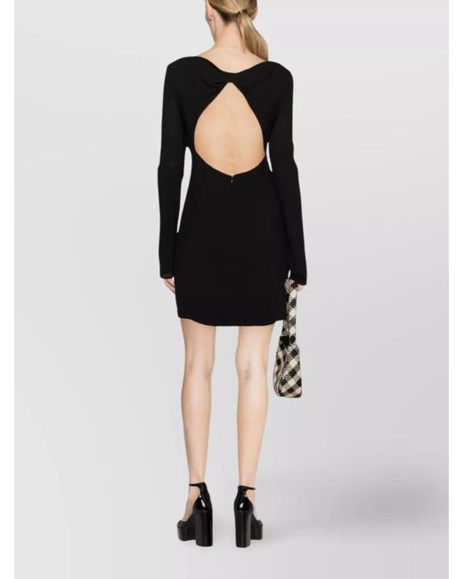 Blumarine Black Mini Dress