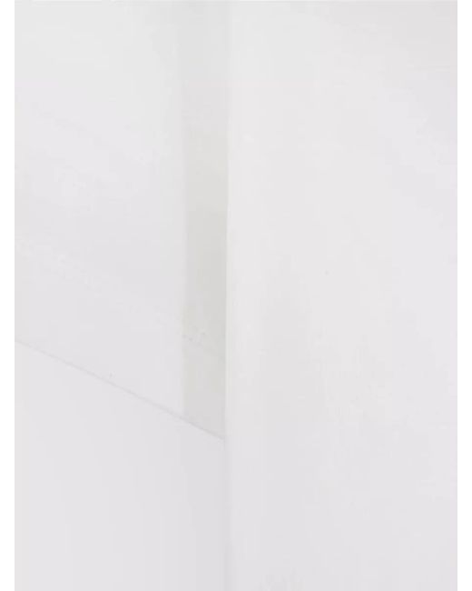 Gucci White V-Neck Short-Sleeve T-Shirt for men