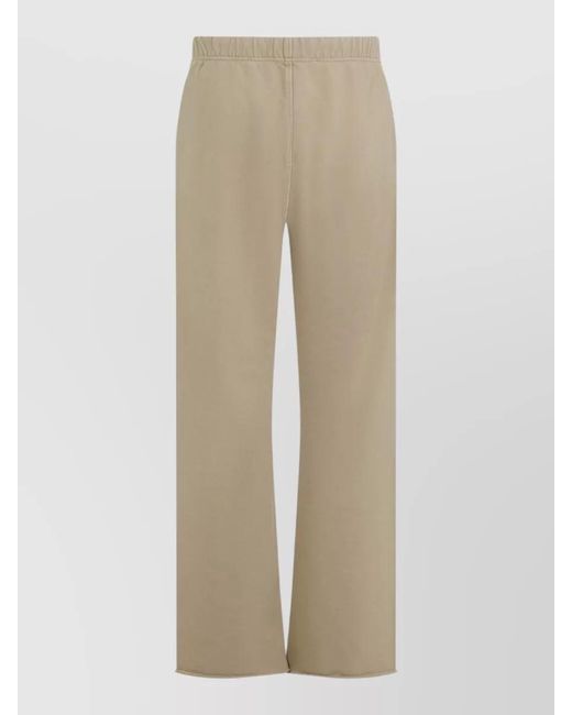 GALLERY DEPT. Natural Cotton Sweatpants Wide Leg Elastic Waist for men