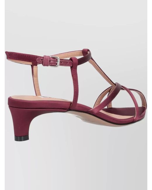 Jil Sander Pink Kitten Heel Slingback Open Toe Pumps