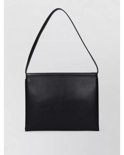 Jil Sander Black Leather Shoulder Bag