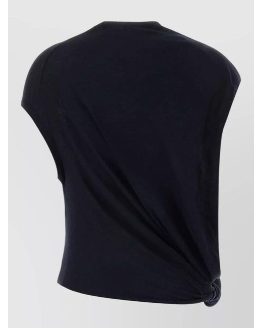 Loewe Blue Wool Sleeveless Knitted Top