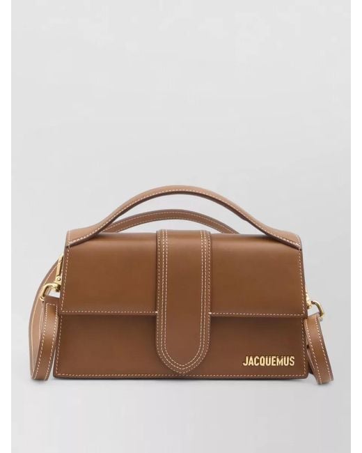Jacquemus Brown Le Grand Bambino Leather Crossbody Bag