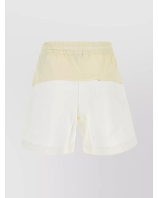 Herno White Knee-Length Shorts