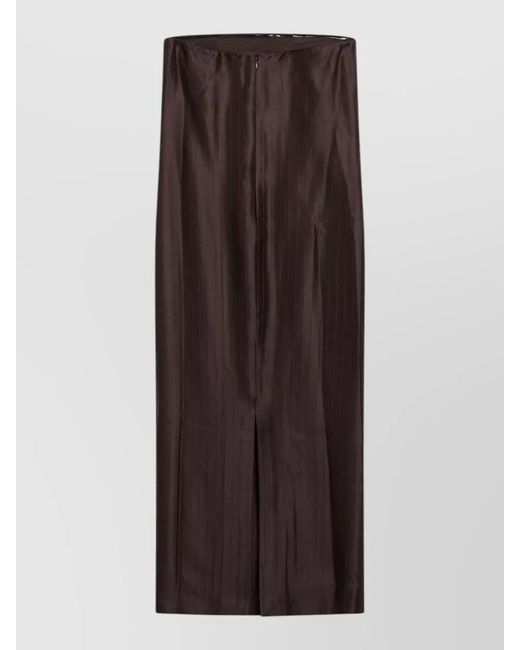 Loulou de Saison Brown Bustier Maxi Dress