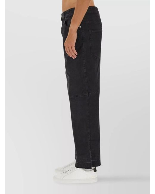 Isabel Marant Black Regular-Fit Denim Jeans for men