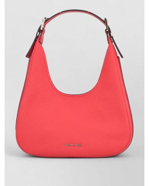 MICHAEL Michael Kors Red Nolita Small Leather Shoulder Hobo Bag