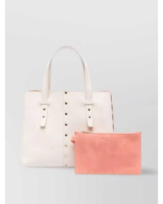 Fabiana Filippi Natural Leather Shoulder Bag