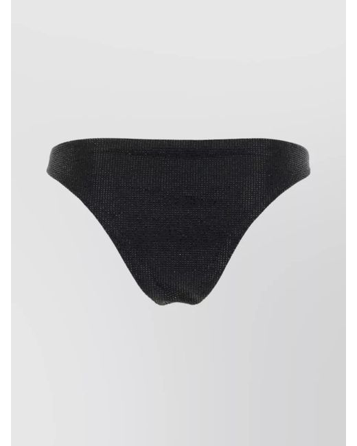 Prada Black Crystal-Embellished Bikini Bottoms
