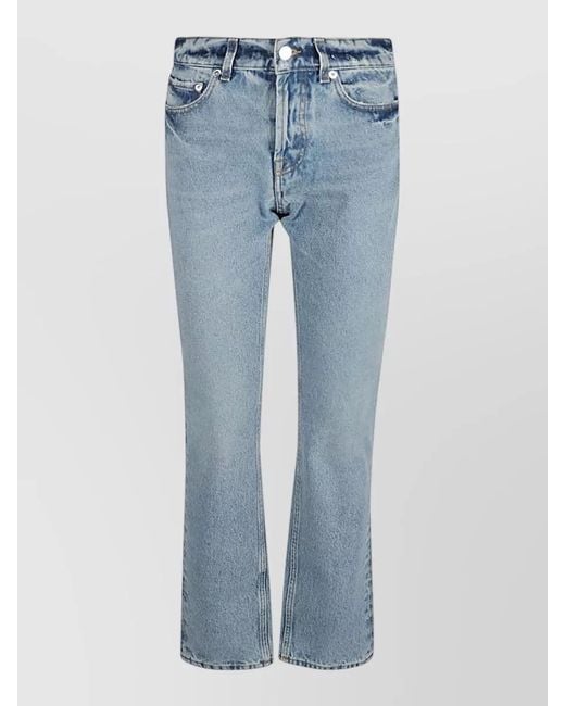 ARMARIUM Blue Slim Fit Low Rise Straight Leg Jeans