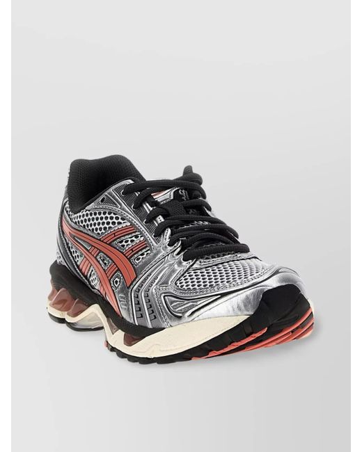 Asics Multicolor 14 Mesh Rubber Sneakers
