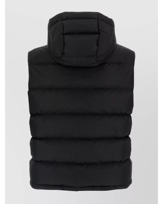 Valentino Garavani Black Down Puffer Vest for men