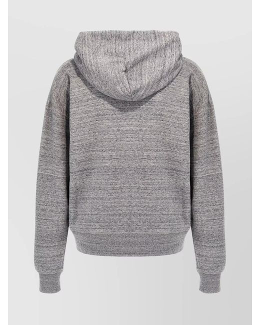 DSquared² Gray Cotton Hoodie for men