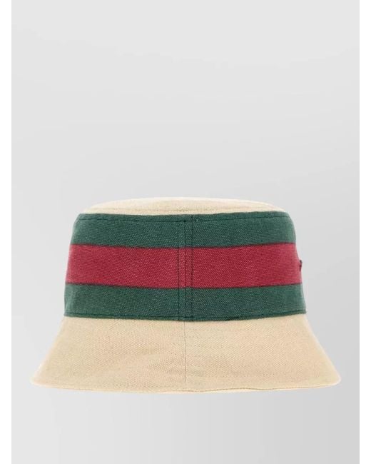 Gucci Multicolor Cotton Canvas Bucket Hat