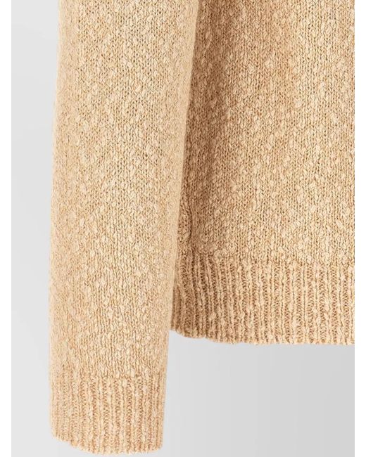 Zanone Natural Two-Tone Knit Jumper for men