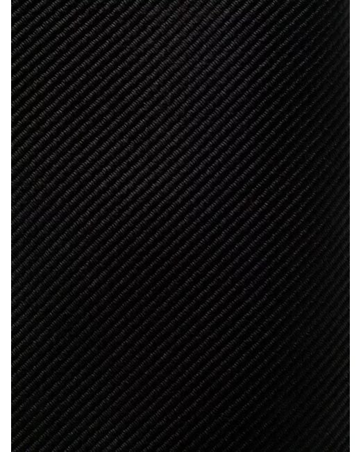Saint Laurent Black Silk Skinny Tie for men
