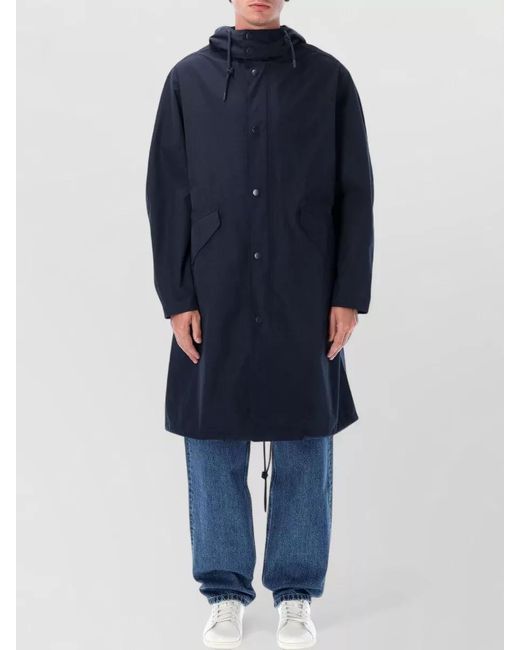 A.P.C. Blue Antonin Parka Coat