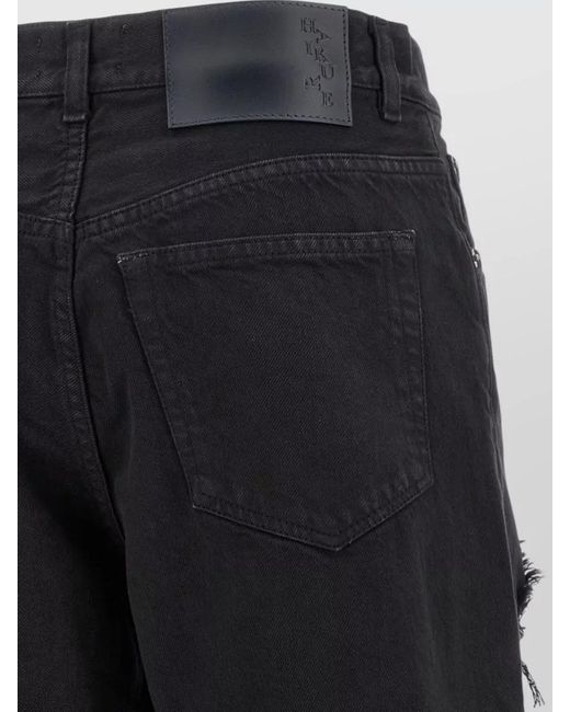 Haikure Black Bonnie Jeans Mid Rise Straight Fit